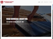 Website Screenshot Maroondah Roofing