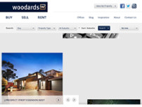 Woodards website screenshot