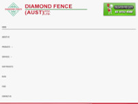 Diamond Fence (Aust) Pty Ltd website screenshot