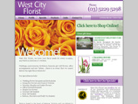 West City Florist website screenshot