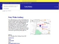 Website Screenshot Forty Winks Geelong