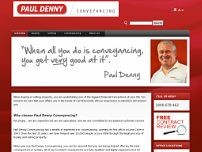Paul Denny Conveyancing website screenshot