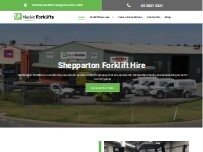 Website Screenshot L & P Mackin Forklifts