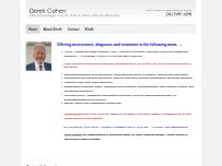 Website Screenshot Cohen Derek
