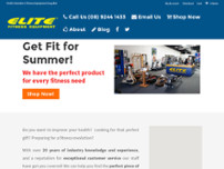 Elite Fitness Equipment Osborne Park website screenshot