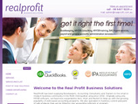 Real Profit Bookkeeping Service website screenshot