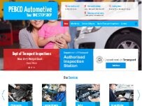 Website Screenshot PEBCO Automotive