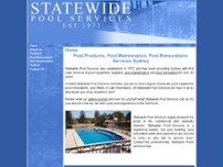 Statewide Pool Services website screenshot