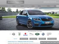 Southern Classic Cars website screenshot