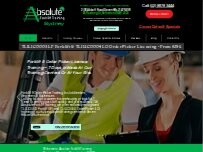 Website Screenshot Absolute Forklift Training