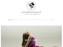 Plié, Groove 'N' Shuffle, School of Performing Arts website screenshot