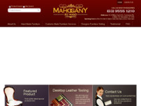 Mahogany By Hand website screenshot