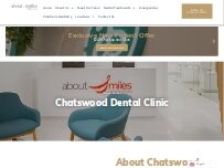 Website Screenshot About Smiles Chatswood