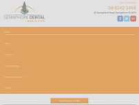 Semaphore Dental website screenshot