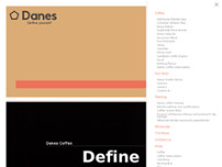 Danes Specialty Coffee website screenshot