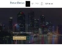 Website Screenshot Porter Davies Lawyers