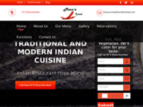 Masala Island Indian Restaurant website screenshot