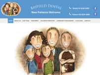 Bayfield Dental City website screenshot