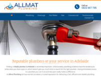 Plumbers Adelaide website screenshot