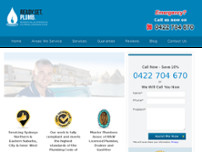 Ready Set Plumb website screenshot