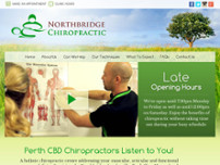 Northbridge Chiropractic website screenshot