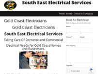 South East Electrical Services website screenshot