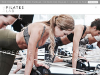 The Pilates Lab website screenshot