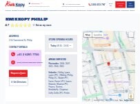 Website Screenshot Kwik Kopy Phillip