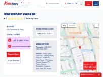 Website Screenshot Kwik Kopy Phillip