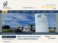 Peter Wilkinson & Co - Luxury Car Detailer and Repairer website screenshot