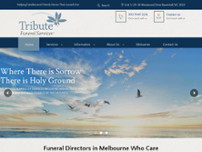 Tribute Funeral Services website screenshot