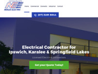 Neales Electric website screenshot