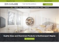 Website Screenshot Phil's Glass and Aluminium