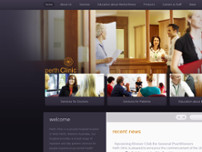Perth Clinic website screenshot