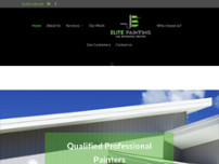 Elite Painting Brisbane website screenshot