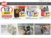 Website Screenshot Rosetta Store & Bakery Iga X-Press