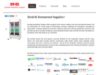 Escalate Hospitality Supplies website screenshot