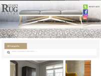 Stan's Rug Centre website screenshot
