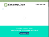 Warrnambool Dental - Dr Nishant Hurria website screenshot