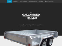 The Galvanised Trailer Company website screenshot