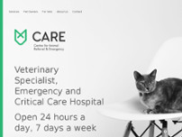 CARE Vet Specialists website screenshot