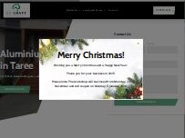 Website Screenshot Oz-Craft Aluminium