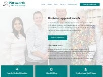 Website Screenshot Pittsworth Medical Centre