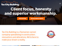 Tas City Building website screenshot