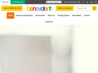 The Benevolent Society website screenshot