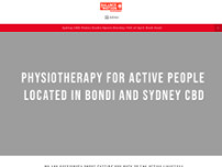 Balance In Motion Physiotherapy website screenshot