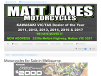 Matt Jones Motorcycles website screenshot