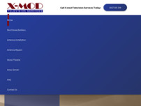 X-Mod Television Services website screenshot