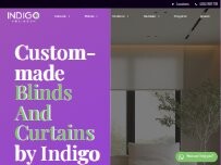 Website Screenshot Indigo Blinds Pty Ltd