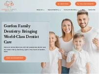 Website Screenshot Gordon Family Dentistry